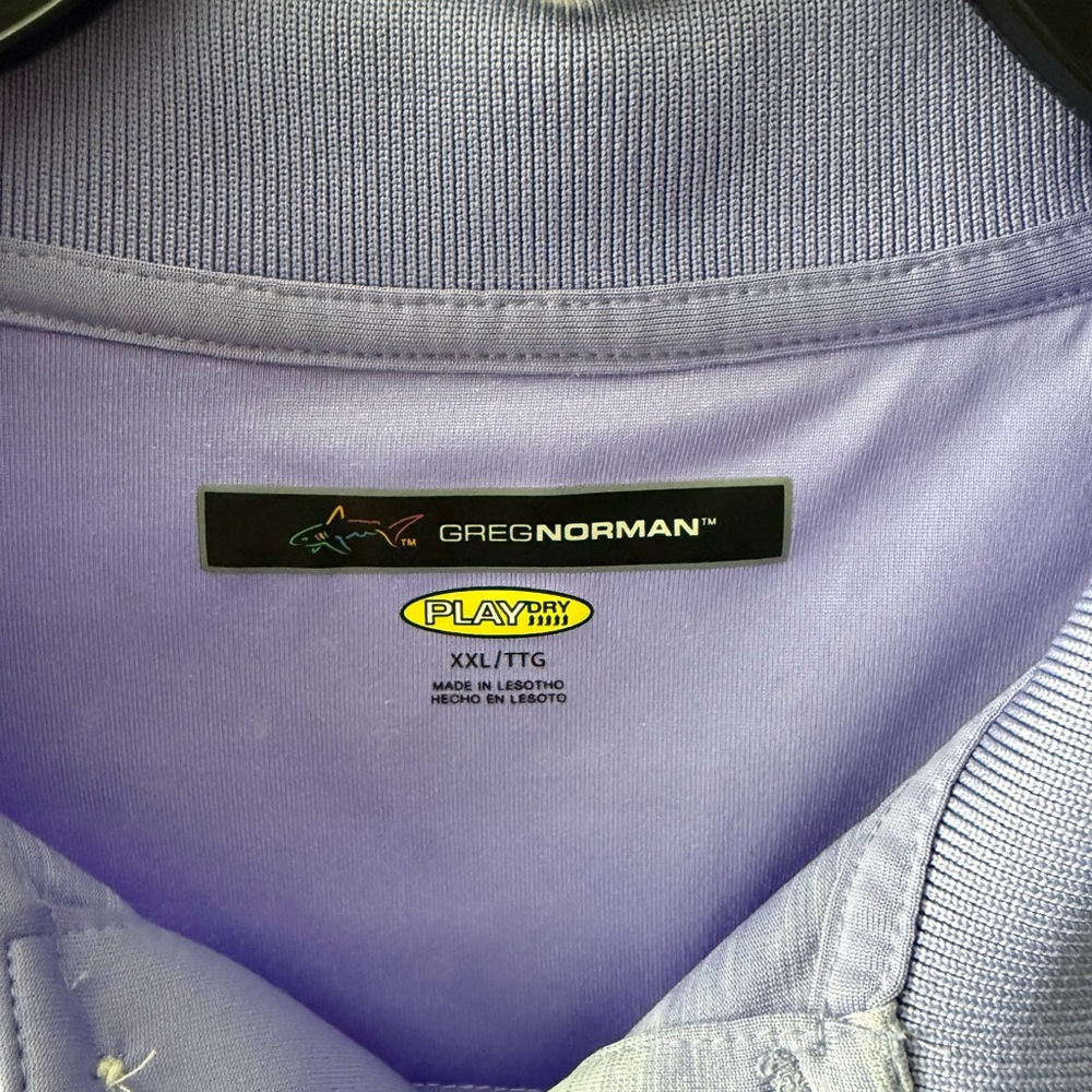 Greg Norman Collection Lavender Performance Polo
